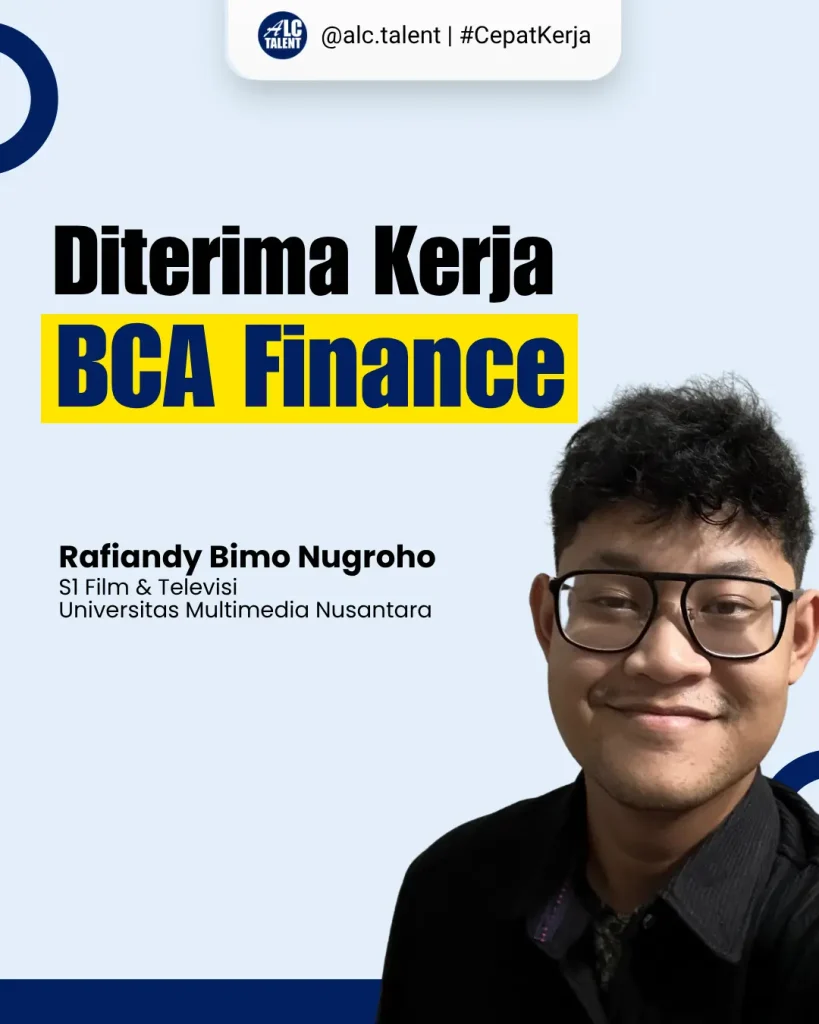 Rafiandy Bimo BCA Finance ALC Talent Bootcamp Siap Kerja