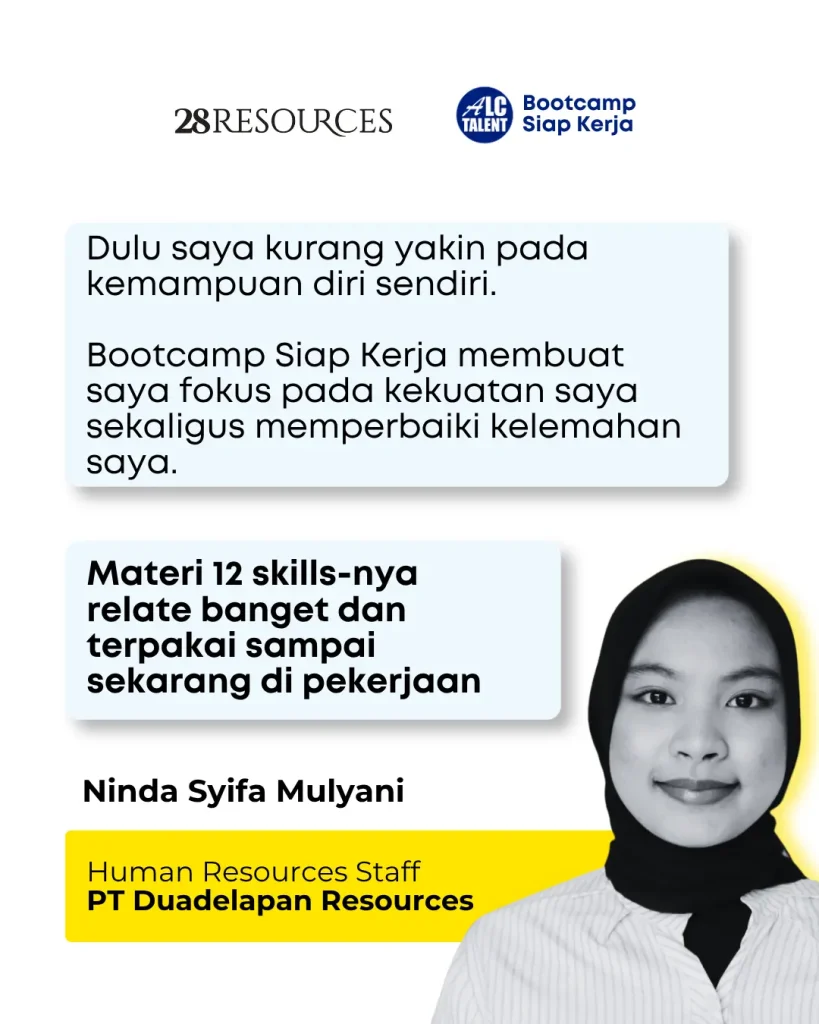 Testimoni Bootcamp Siap Kerja Ninda