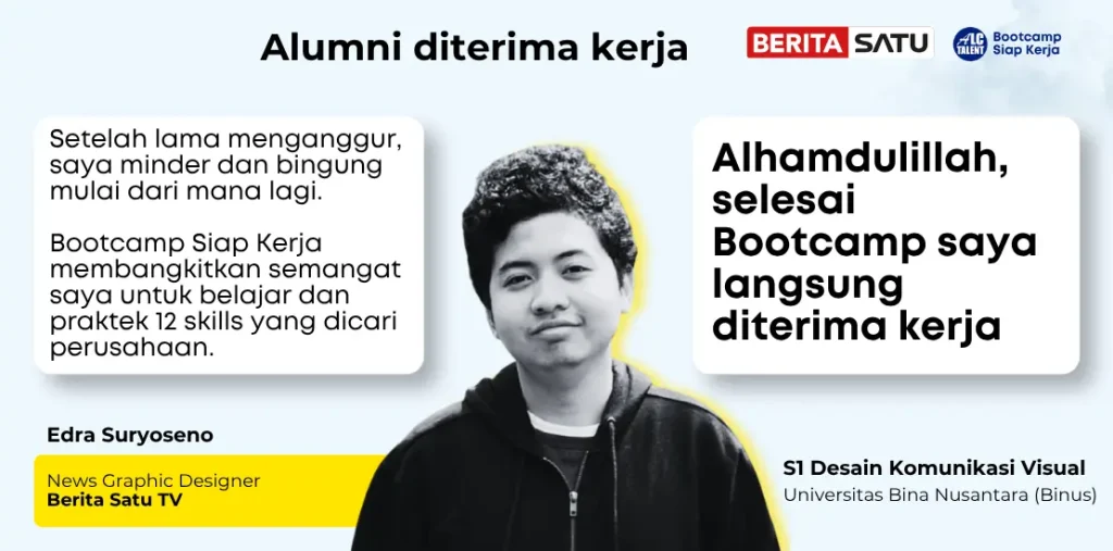 alumni bootcamp siap kerja Edra