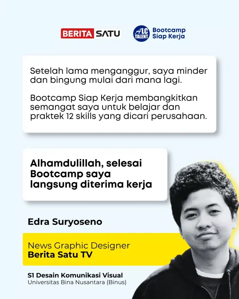 bootcamp siap kerja alumni Edra
