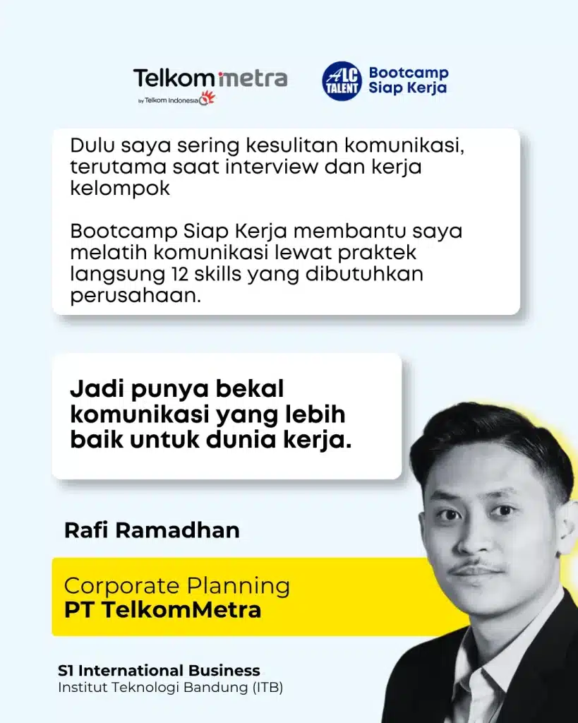 bootcamp siap kerja alumni Rafi