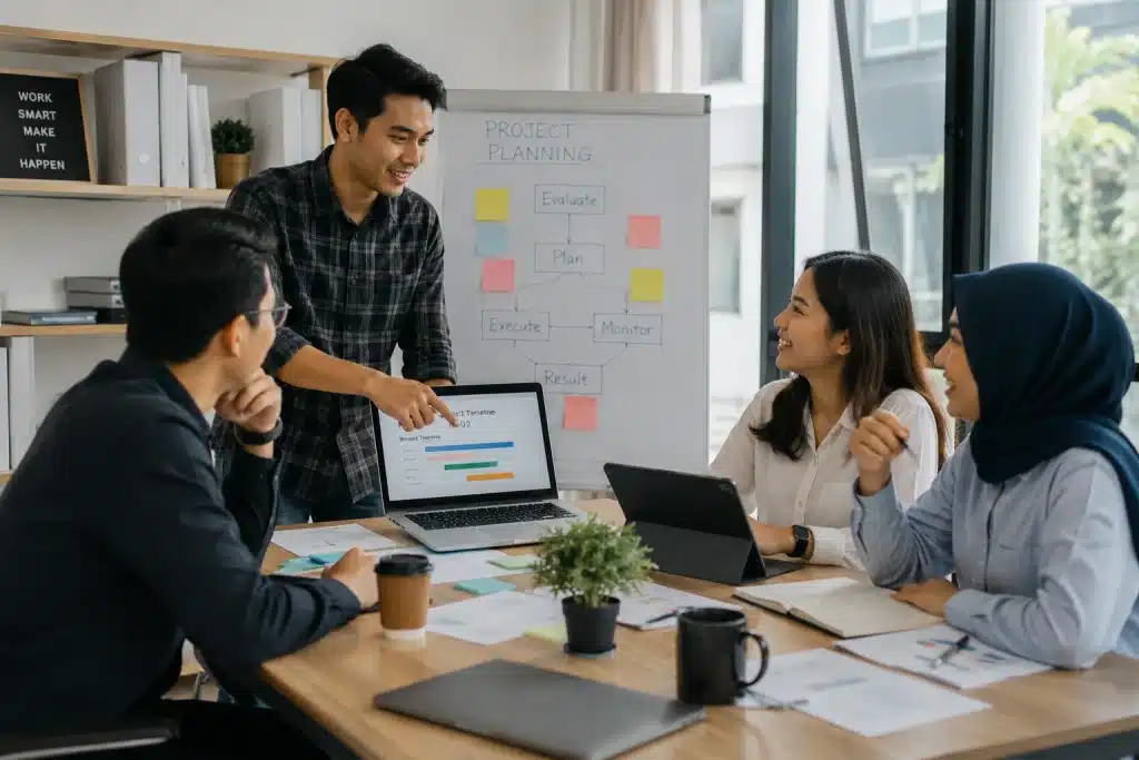 Contoh soft skill komunikasi dan kerja sama tim di lingkungan kerja